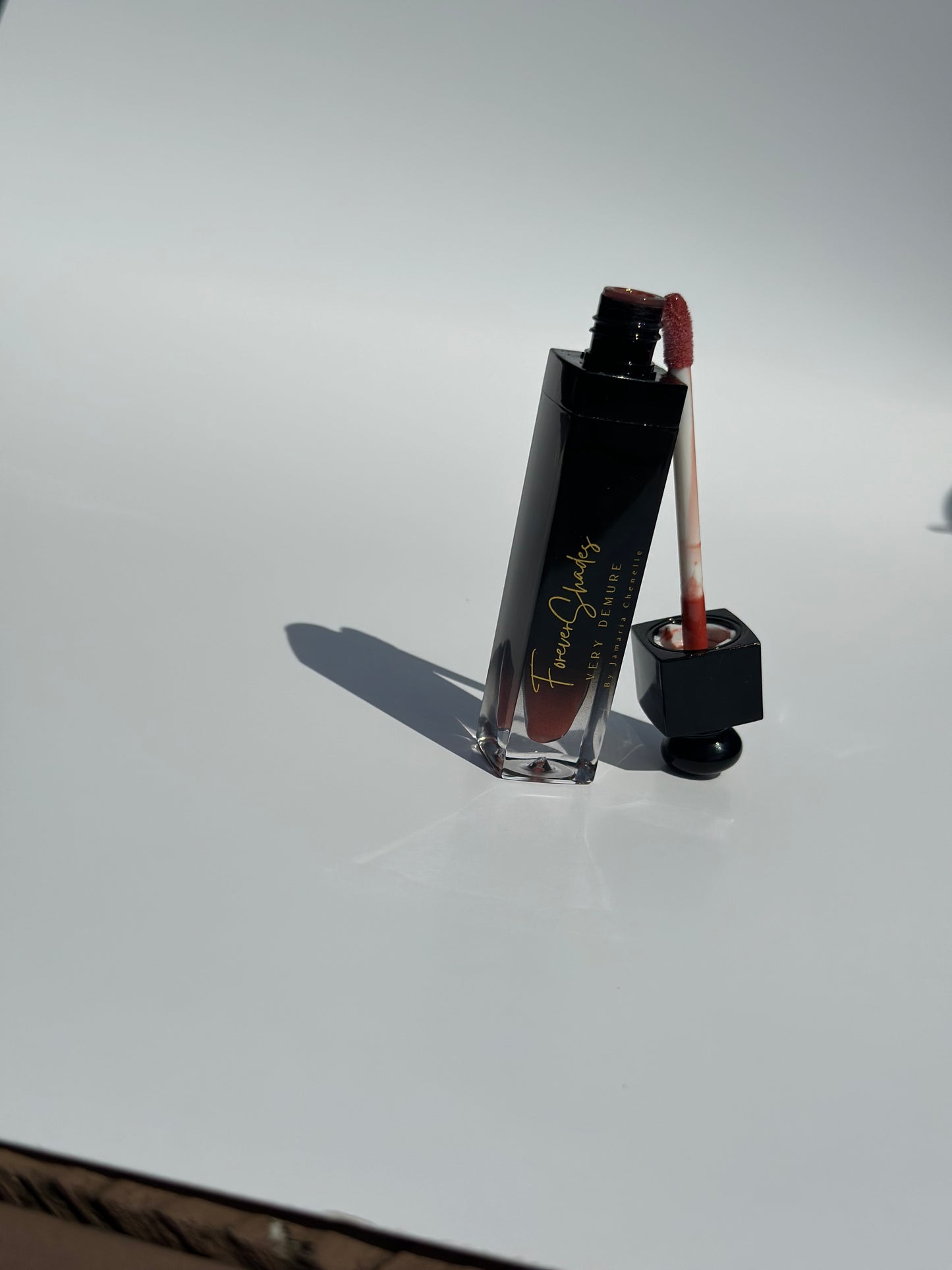 Cecilia Lip Gloss – Sheer Nude Sparkle Topper Gloss | Very Demure Collection